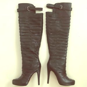 Sam Edelman Black Knee High Boots